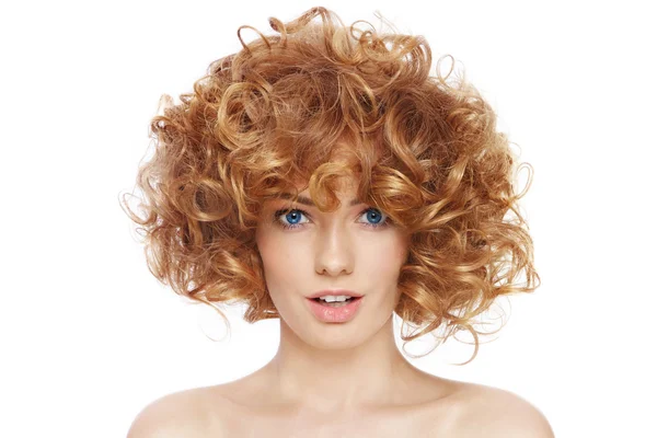 Curly hairstyle — Stock Photo, Image