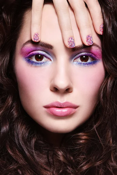 Caviar manicure — Stock Photo, Image