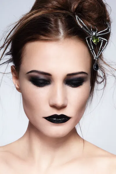 Black lipstick — Stock Photo, Image