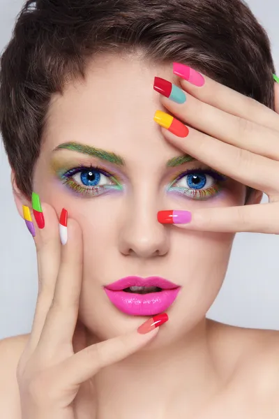 Viciado em manicure — Fotografia de Stock