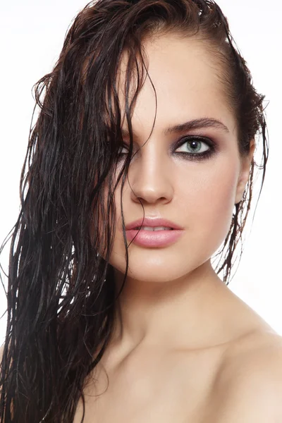 Cabello mojado — Foto de Stock