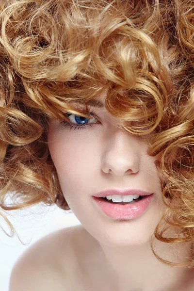 Curly hair Stock Photo