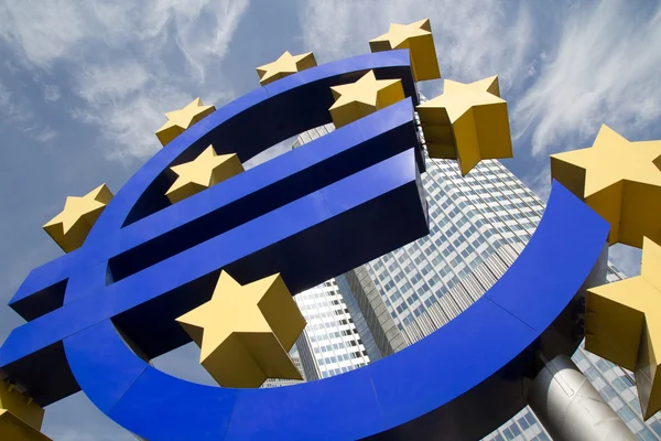 Znak euro Obraz Stockowy