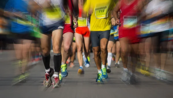 Maratona di corsa — Foto Stock