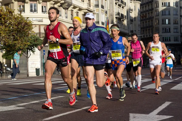Валенсийский марафон — стоковое фото