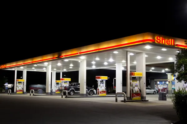 Posto de gasolina — Fotografia de Stock