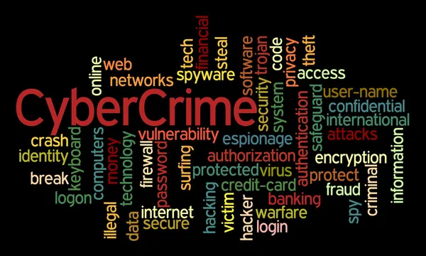 Cibercriminalidade — Fotografia de Stock