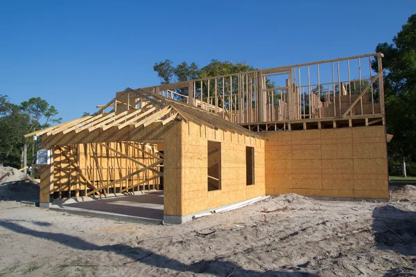 Construção de casa nova — Fotografia de Stock