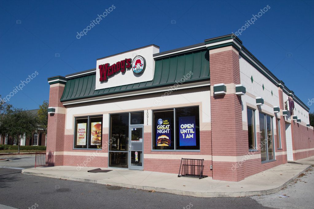 JACKSONVILLE, FL - NOV 28: A Wendy's fast food store in Jacksonville, Florida on November 28, 2013. Wendy's is the world's third largest hamburger fast food chain with approximately 6,650 locations.