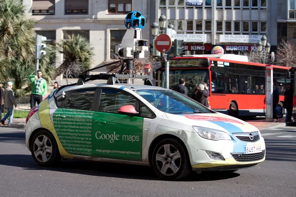 Google ulica widok samochodu — Zdjęcie stockowe