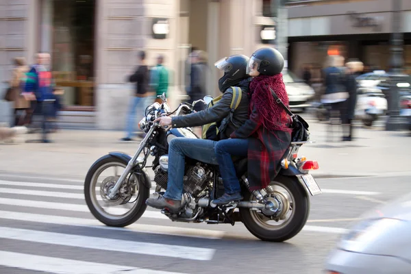 Motocicleta equitação — Fotografia de Stock