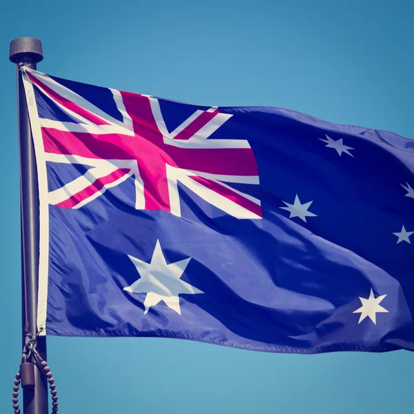 Αυστραλιανή σημαία — Φωτογραφία Αρχείου