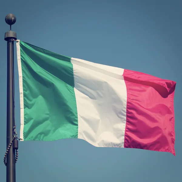 Italy Flag — Stock Photo, Image