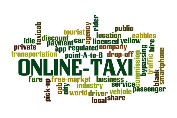 Online Taxi — Stock Photo, Image