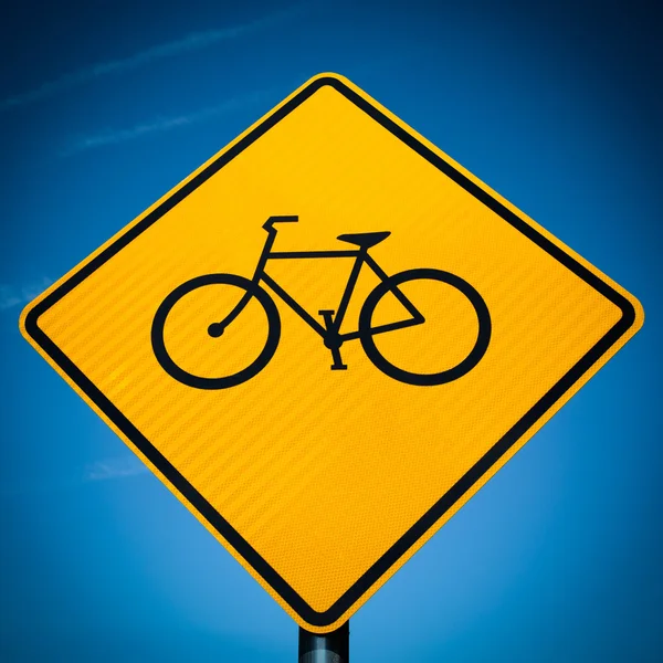 Fahrradschild — Stockfoto