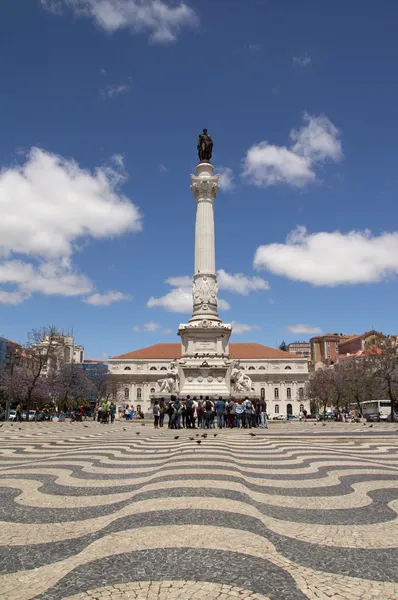 Piazza Rossio — Foto Stock