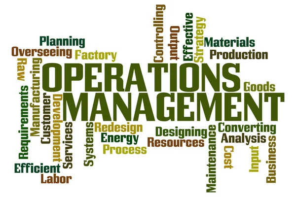 Operations Management — Stock Photo, Image