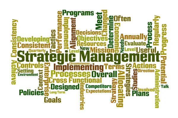 Strategisches Management — Stockfoto