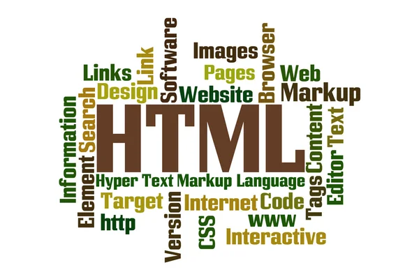 HTML — стокове фото