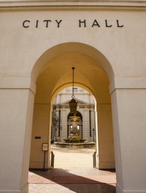 City Hall Archway Entrance clipart