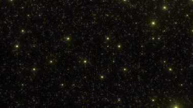 Altın Parıltılı Işık Duvarı Izgara Arkaplan Döngüsü