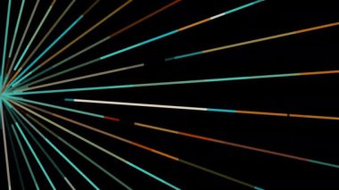 Soyut Yayılan Işık Işınlama Çizgileri Dikey Arkaplan Döngüsü