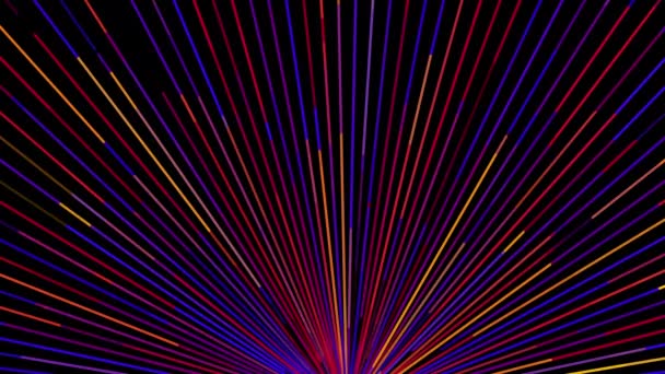 Abstract Light Burst Lines Background Loop — Stock Video