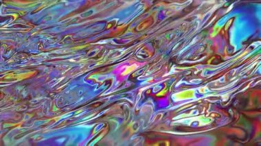 Renkli Soyut Kırılma Sıvı Doku Döngüsü