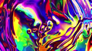 Renkli Vibrant Soyut Kırılma Doku Döngüsü