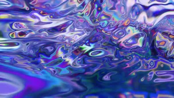 Violet Abstract Refracting Fluid Υφή Βρόχο — Αρχείο Βίντεο