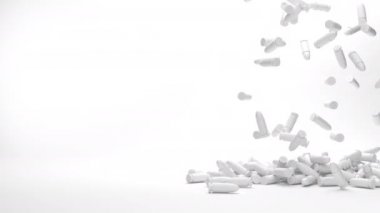 Stark Beyaz 3D 9mm 'lik mermi kovanları yere düşüyor.