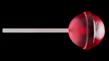 Alfa Kanalı ile Büyük Kırmızı Dönen Lolipop Döngüsü