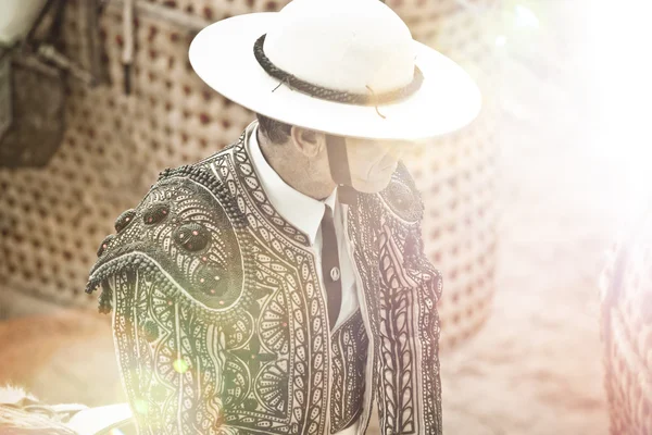 Matador en plaza de toros, España, Madrid — Foto de Stock