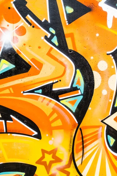 Grafitis coloridos, fondo de graffiti grunge abstracto —  Fotos de Stock