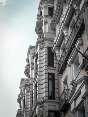 Gran via, Madrid, İspanya, Avrupa'nın başkenti sokak.