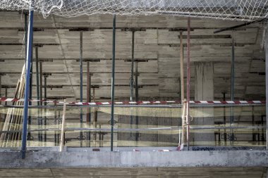 Bina yapım aşamasında