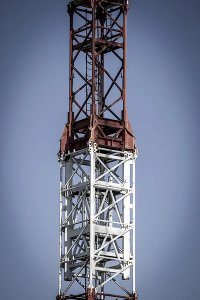 Guindaste, torre de construção — Fotografia de Stock