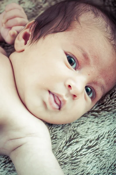 Láska, novorozence, pokojně spící — Stock fotografie