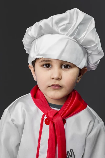 Little boy preparing healthy food — Stock Photo, Image