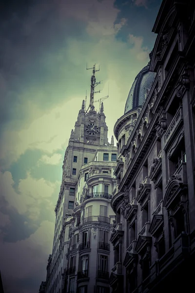 Gran Via, Madrid, İspanya — Stok fotoğraf