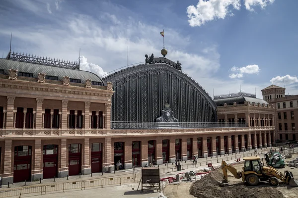 Atocha train station in Madrid, Spain — Stok fotoğraf