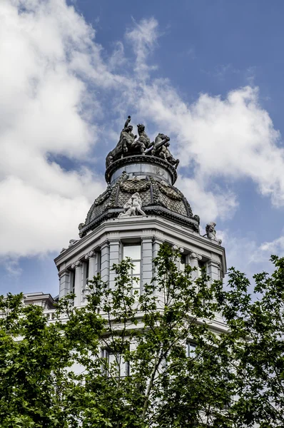 Gran via, Madrid, Spain — Stock Photo, Image