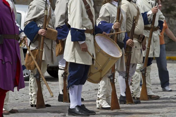 Succession War September 4, 2010 in Brihuega, Spain — Stock Photo, Image