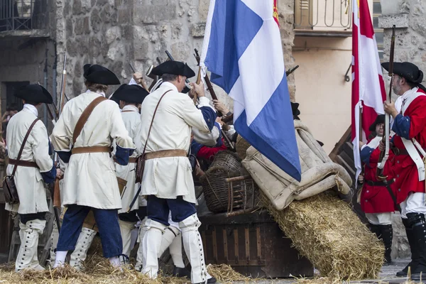 Assault city of Brihuega — Stock Photo, Image