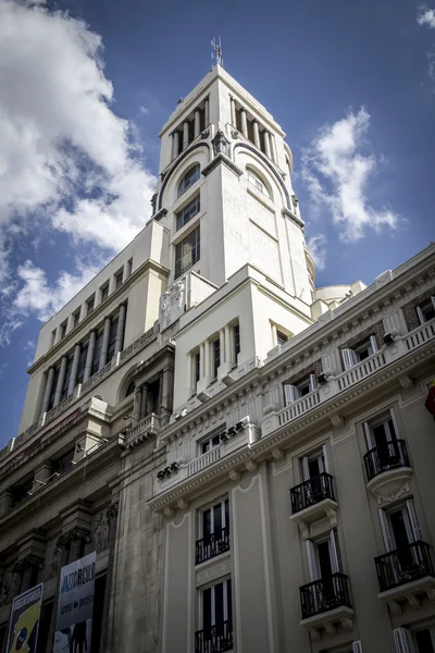 Banque à Madrid — Photo