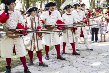 Veraset Savaşı canlandırma sırasında Kraliyet Muhafızı