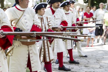 Veraset Savaşı canlandırma sırasında Kraliyet Muhafızı