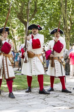 Veraset Savaşı canlandırma sırasında Kraliyet Muhafızı