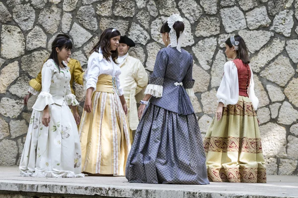 Espanhol dança clássica e popular — Fotografia de Stock