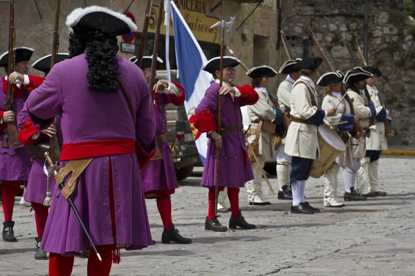 Guerra de Sucessão 4 de setembro de 2010 em Brihuega, Espanha — Fotografia de Stock